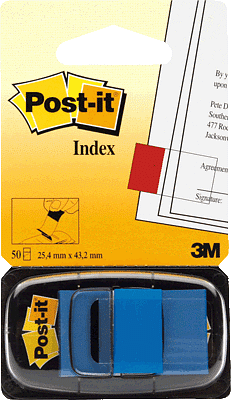3M Post-it Index 680-7 blau
