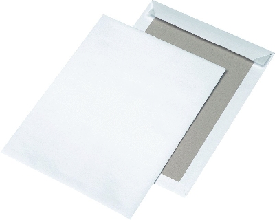 Elepa -rössler kuvert Papprückwandtaschen C4,ohne Fenster,1970g/qm,weiß,VE 1975