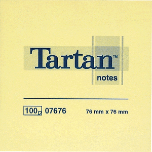 3M Tartan Notes 007676 gelb