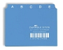 Durable Leitregister A-Z - DIN A7 quer, blau